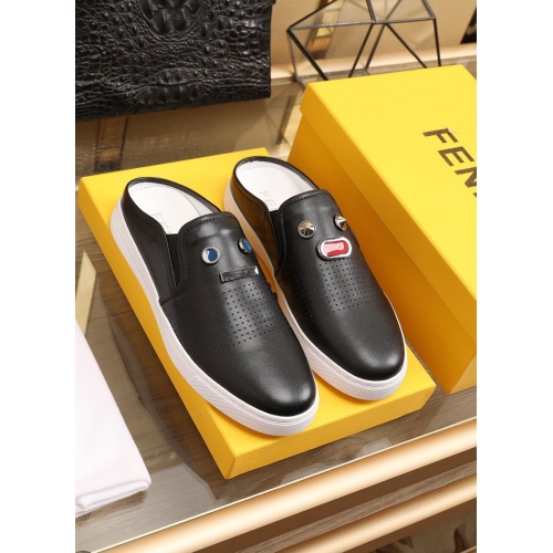 Replica Fendi Casual Shoes For Men #859577 $82.00 USD for Wholesale