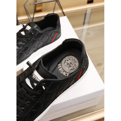 Replica Versace Casual Shoes For Men #859583 $88.00 USD for Wholesale