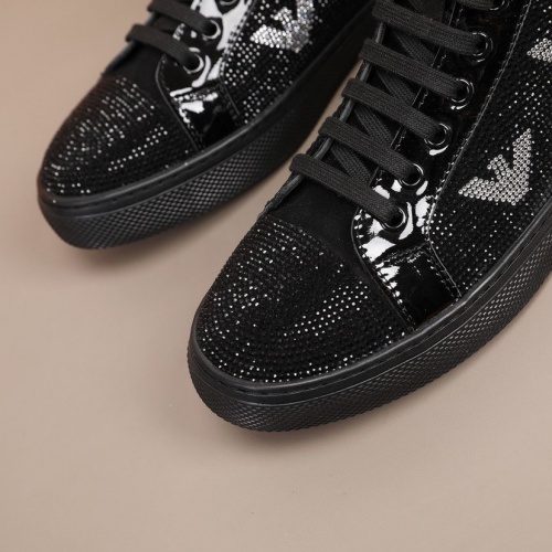 Replica Armani High Tops Shoes For Men #859588 $96.00 USD for Wholesale