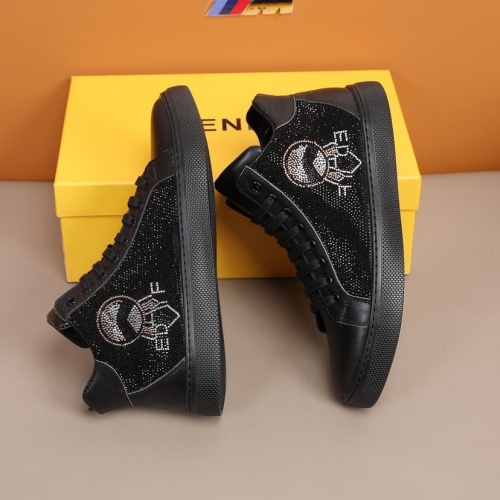 Replica Fendi High Tops Casual Shoes For Men #859589 $96.00 USD for Wholesale
