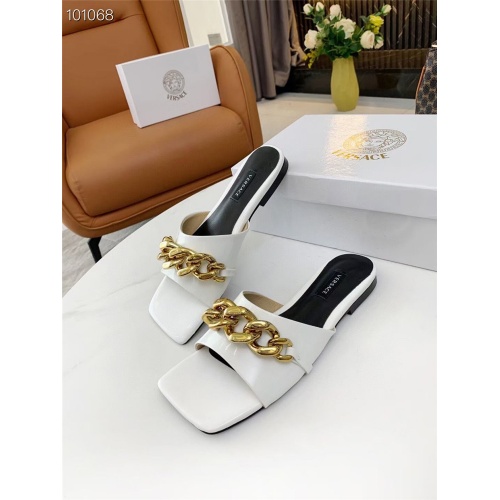 Replica Versace Slippers For Women #860112 $68.00 USD for Wholesale
