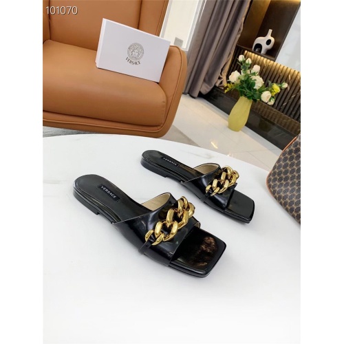 Replica Versace Slippers For Women #860115 $68.00 USD for Wholesale