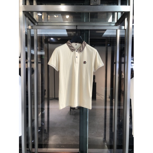Fendi T-Shirts Short Sleeved For Men #860256 $40.00 USD, Wholesale Replica Fendi T-Shirts