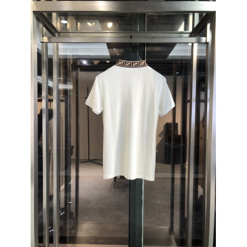 Replica Fendi T-Shirts Short Sleeved For Men #860258 $40.00 USD for Wholesale