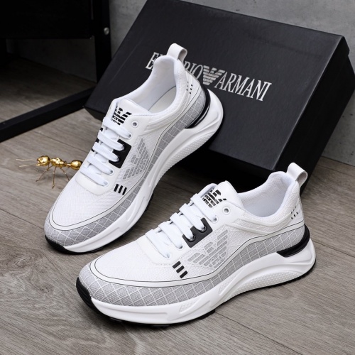 Armani Casual Shoes For Men #860316 $76.00 USD, Wholesale Replica Armani Casual Shoes