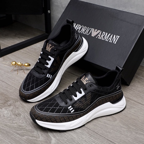 Armani Casual Shoes For Men #860318 $76.00 USD, Wholesale Replica Armani Casual Shoes