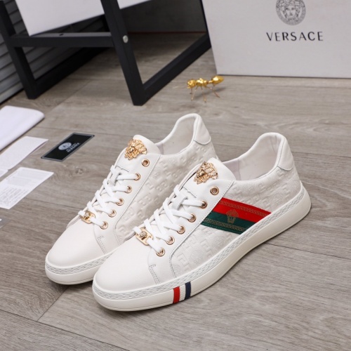 Replica Versace Casual Shoes For Men #860321 $76.00 USD for Wholesale