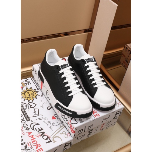 Replica Dolce & Gabbana D&G Casual Shoes For Men #860354 $85.00 USD for Wholesale