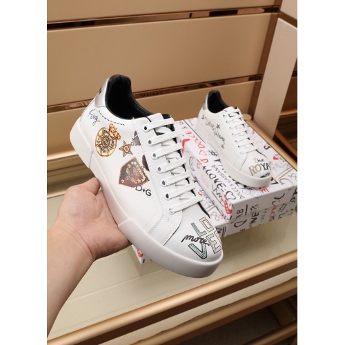 Replica Dolce & Gabbana D&G Casual Shoes For Men #860361 $85.00 USD for Wholesale