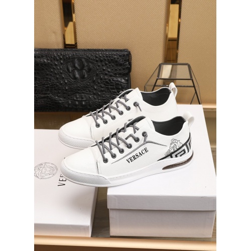 Replica Versace Casual Shoes For Men #860367 $88.00 USD for Wholesale