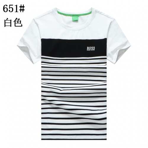 Boss T-Shirts Short Sleeved For Men #860693 $24.00 USD, Wholesale Replica Boss T-Shirts