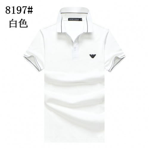 Armani T-Shirts Short Sleeved For Men #860698 $24.00 USD, Wholesale Replica Armani T-Shirts
