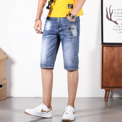 Replica Fendi Jeans For Men #860733 $38.00 USD for Wholesale