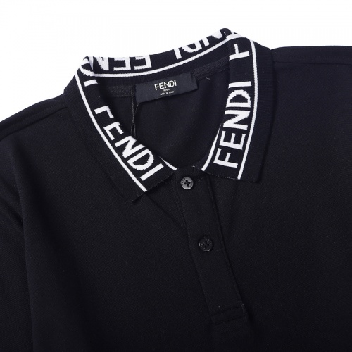 Replica Fendi T-Shirts Short Sleeved For Men #860780 $35.00 USD for Wholesale