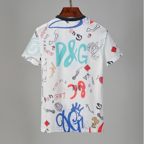 Replica Dolce & Gabbana D&G Tracksuits Short Sleeved For Men #860795 $43.00 USD for Wholesale