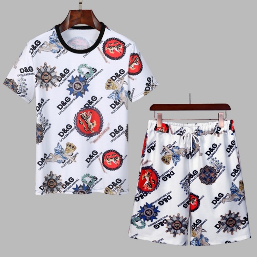 Dolce &amp; Gabbana D&amp;G Tracksuits Short Sleeved For Men #860796 $43.00 USD, Wholesale Replica Dolce &amp; Gabbana D&amp;G Tracksuits