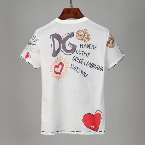 Replica Dolce & Gabbana D&G Tracksuits Short Sleeved For Men #860798 $43.00 USD for Wholesale