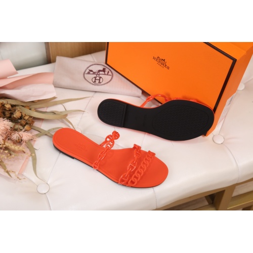 Replica Hermes Slippers For Women #860822 $38.00 USD for Wholesale
