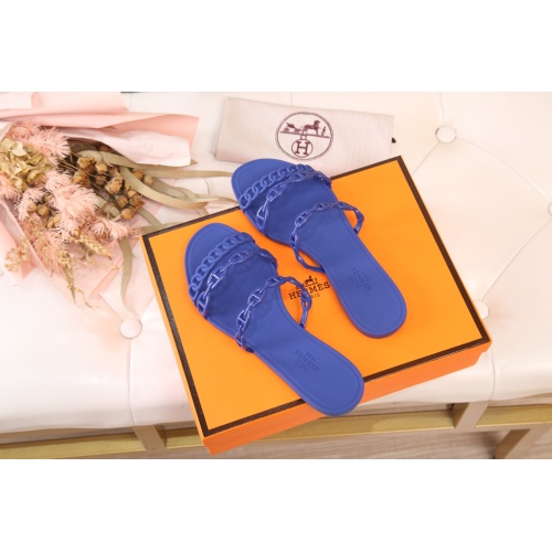 Replica Hermes Slippers For Women #860823 $38.00 USD for Wholesale