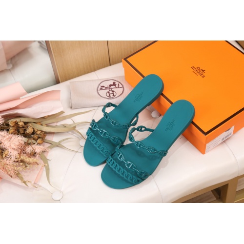 Replica Hermes Slippers For Women #860824 $38.00 USD for Wholesale