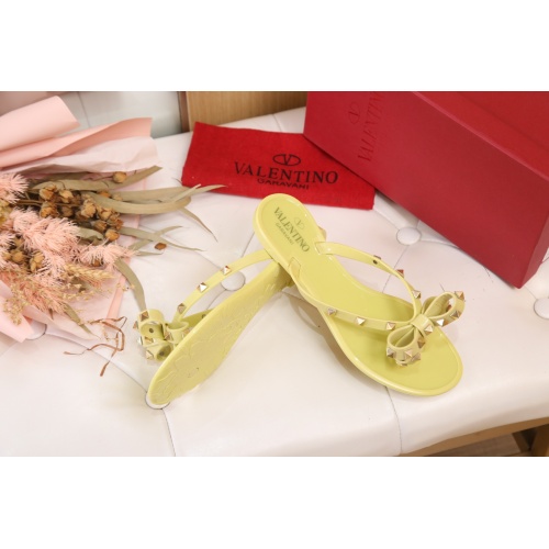 Replica Valentino Slippers For Women #860835 $41.00 USD for Wholesale