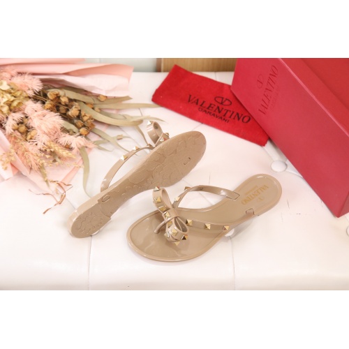 Replica Valentino Slippers For Women #860836 $41.00 USD for Wholesale