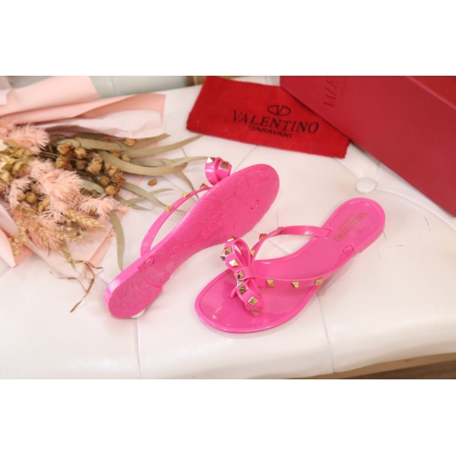 Replica Valentino Slippers For Women #860837 $41.00 USD for Wholesale