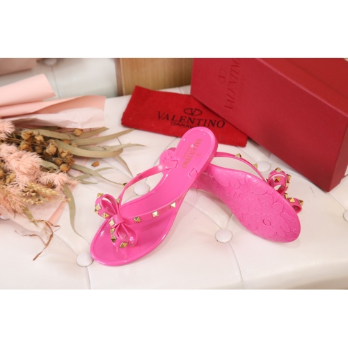 Replica Valentino Slippers For Women #860837 $41.00 USD for Wholesale