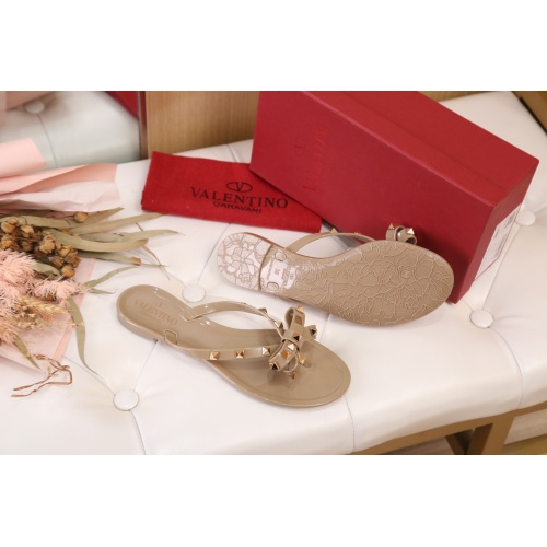Replica Valentino Slippers For Women #860841 $41.00 USD for Wholesale