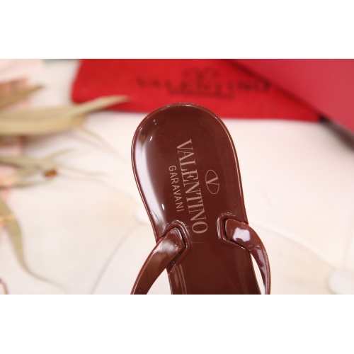 Replica Valentino Slippers For Women #860842 $41.00 USD for Wholesale