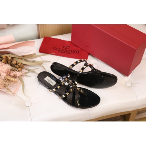 Replica Valentino Slippers For Women #860843 $42.00 USD for Wholesale