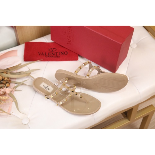 Replica Valentino Slippers For Women #860844 $41.00 USD for Wholesale