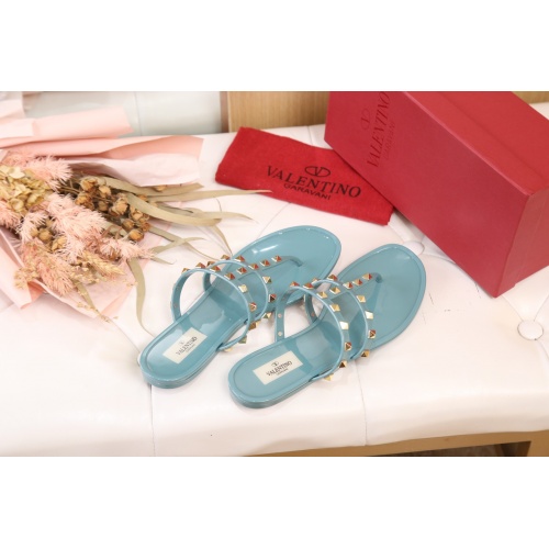 Replica Valentino Slippers For Women #860846 $41.00 USD for Wholesale