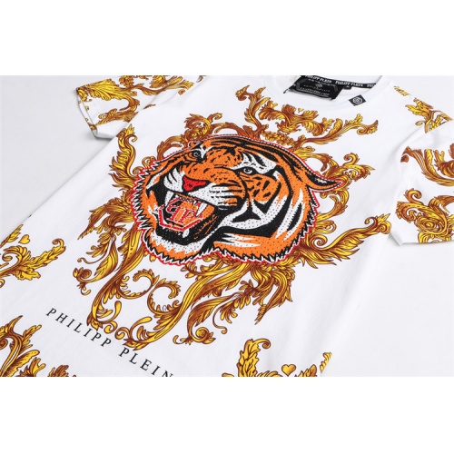 Replica Philipp Plein PP T-Shirts Short Sleeved For Men #860911 $30.00 USD for Wholesale