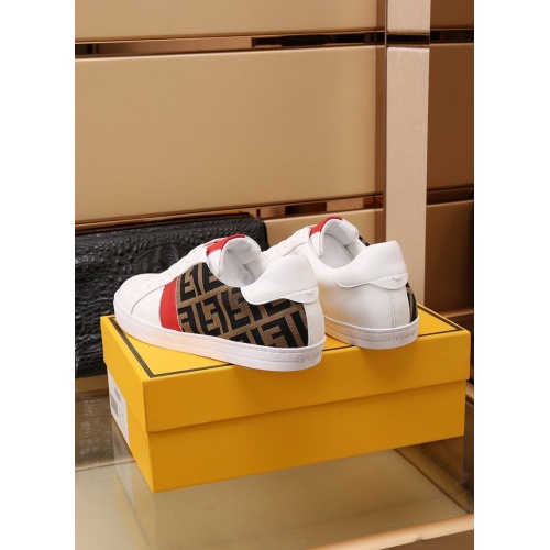 Replica Fendi Casual Shoes For Men #861021 $82.00 USD for Wholesale