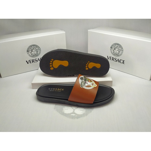 Versace Slippers For Men #861273 $40.00 USD, Wholesale Replica Versace Slippers