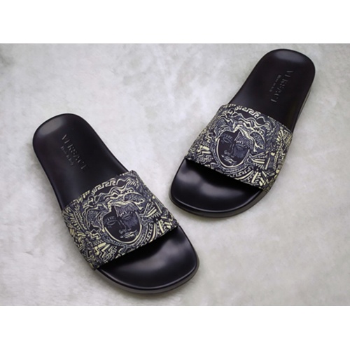 Versace Slippers For Men #861287 $40.00 USD, Wholesale Replica Versace Slippers