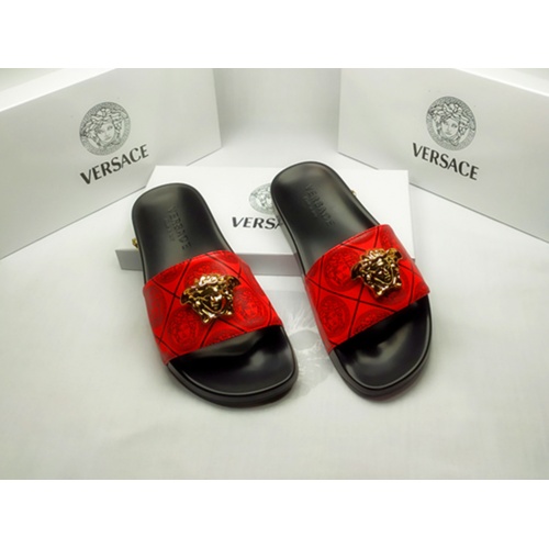 Versace Slippers For Men #861309 $40.00 USD, Wholesale Replica Versace Slippers