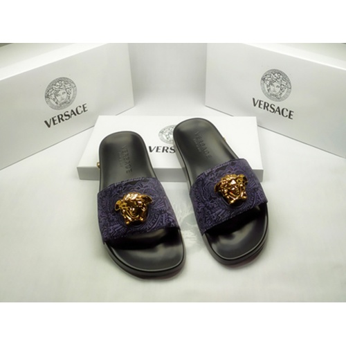 Versace Slippers For Men #861311 $40.00 USD, Wholesale Replica Versace Slippers