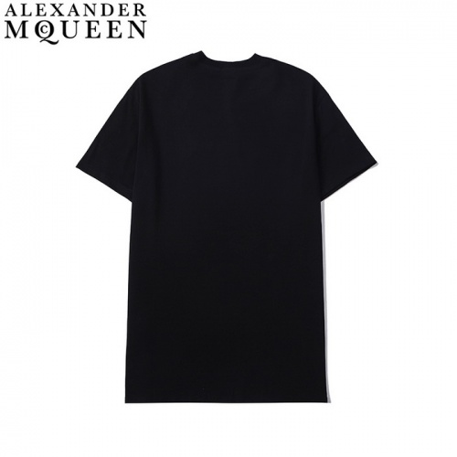 Replica Alexander McQueen T-shirts Short Sleeved For Men #861362 $27.00 USD for Wholesale