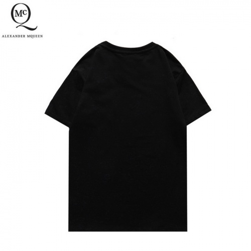 Replica Alexander McQueen T-shirts Short Sleeved For Men #861378 $25.00 USD for Wholesale