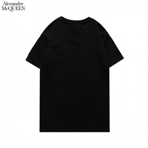 Replica Alexander McQueen T-shirts Short Sleeved For Men #861394 $27.00 USD for Wholesale