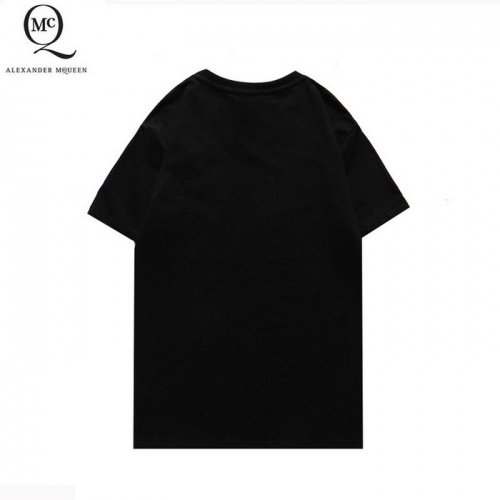 Replica Alexander McQueen T-shirts Short Sleeved For Men #861398 $27.00 USD for Wholesale