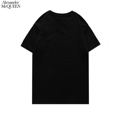 Replica Alexander McQueen T-shirts Short Sleeved For Men #861403 $25.00 USD for Wholesale
