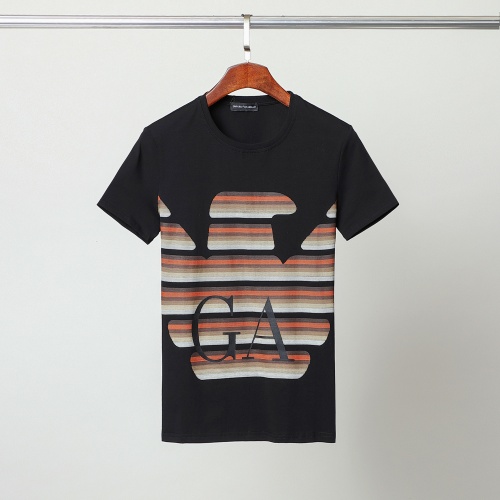 Armani T-Shirts Short Sleeved For Men #861460 $27.00 USD, Wholesale Replica Armani T-Shirts