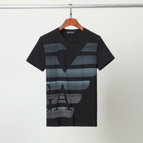 Armani T-Shirts Short Sleeved For Men #861464 $27.00 USD, Wholesale Replica Armani T-Shirts
