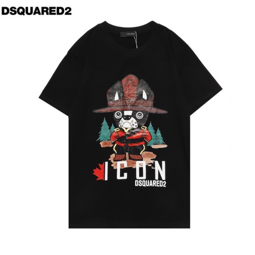Dsquared T-Shirts Short Sleeved For Men #861513 $25.00 USD, Wholesale Replica Dsquared T-Shirts