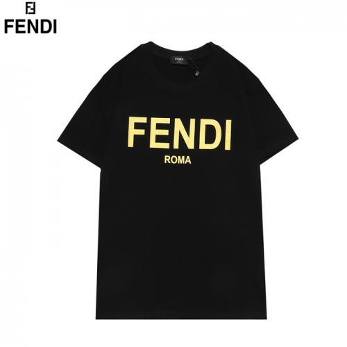 Fendi T-Shirts Short Sleeved For Men #861519 $25.00 USD, Wholesale Replica Fendi T-Shirts