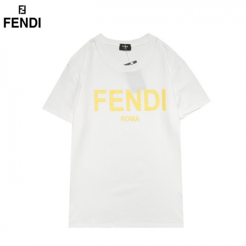 Fendi T-Shirts Short Sleeved For Men #861520 $25.00 USD, Wholesale Replica Fendi T-Shirts