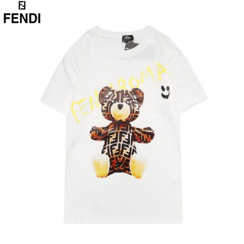 Fendi T-Shirts Short Sleeved For Men #861521 $29.00 USD, Wholesale Replica Fendi T-Shirts